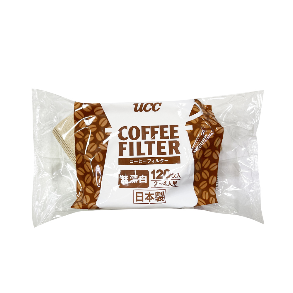 UCC 無漂白咖啡濾紙2~4人份 / 120枚入