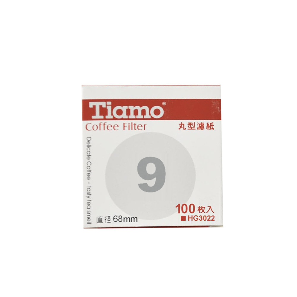 Tiamo 丸型濾紙#9 100入(HG3022)