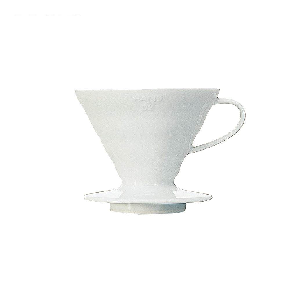 HARIO V60白色02磁石濾杯 1-4杯份 VDCR-02-W