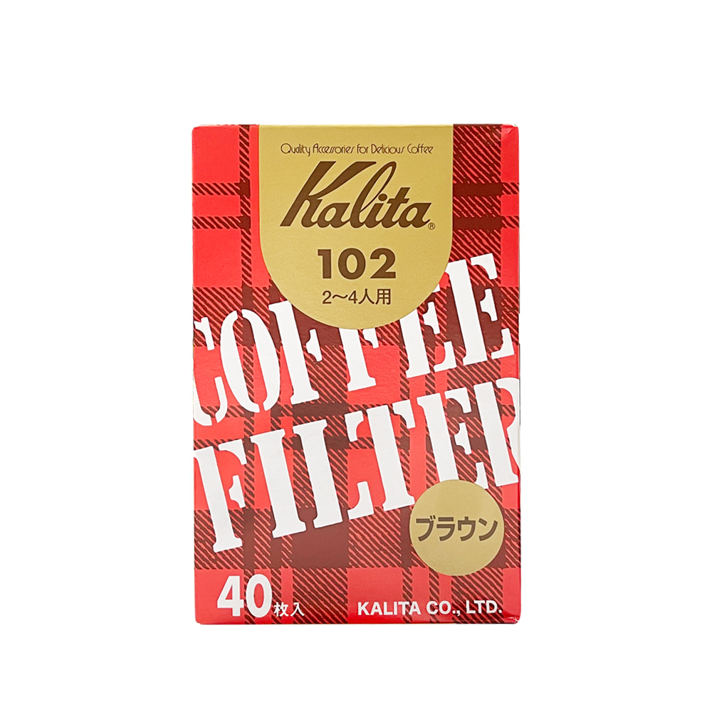 Kalita 102無漂白咖啡濾紙 40枚入/盒