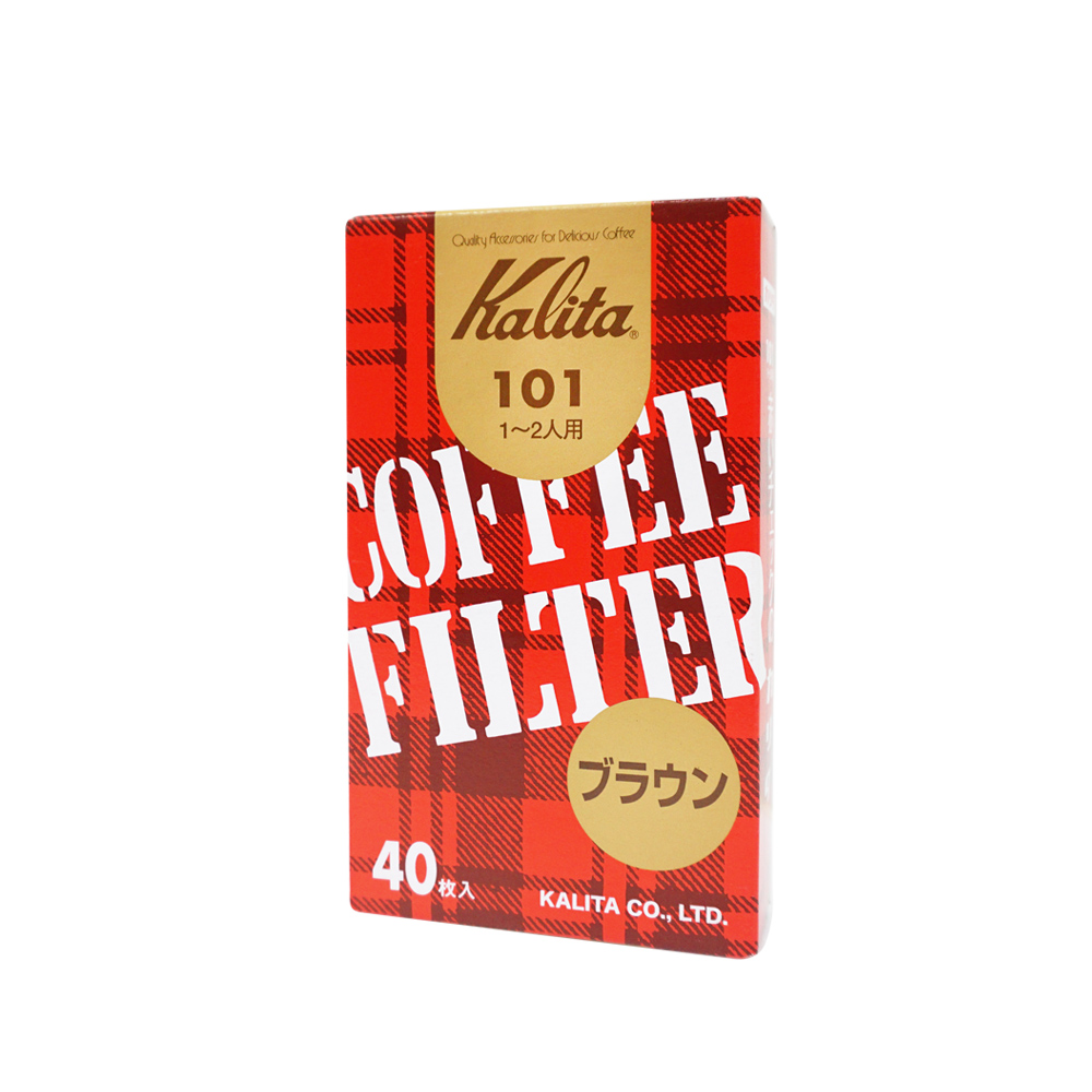 Kalita 101無漂白咖啡濾紙 40枚入/盒