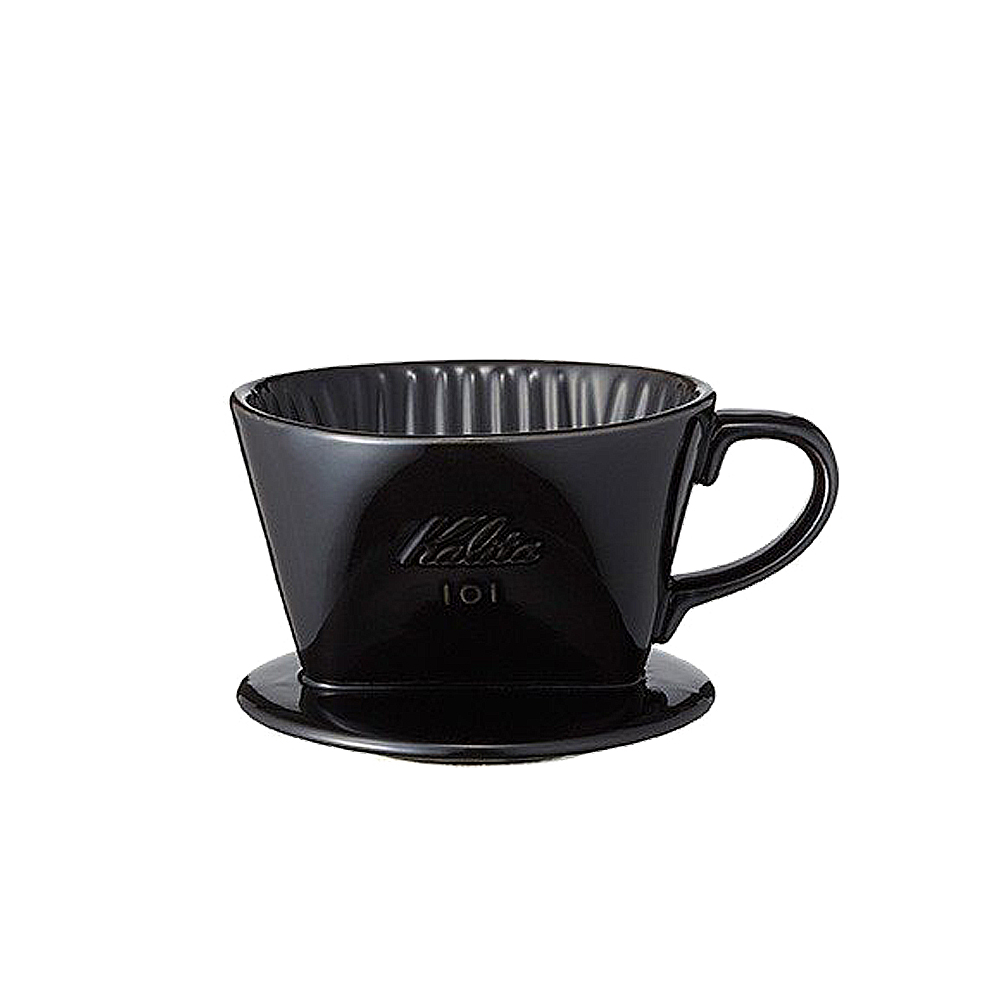 Kalita 101 黑色三孔陶瓷濾杯 1~2杯份