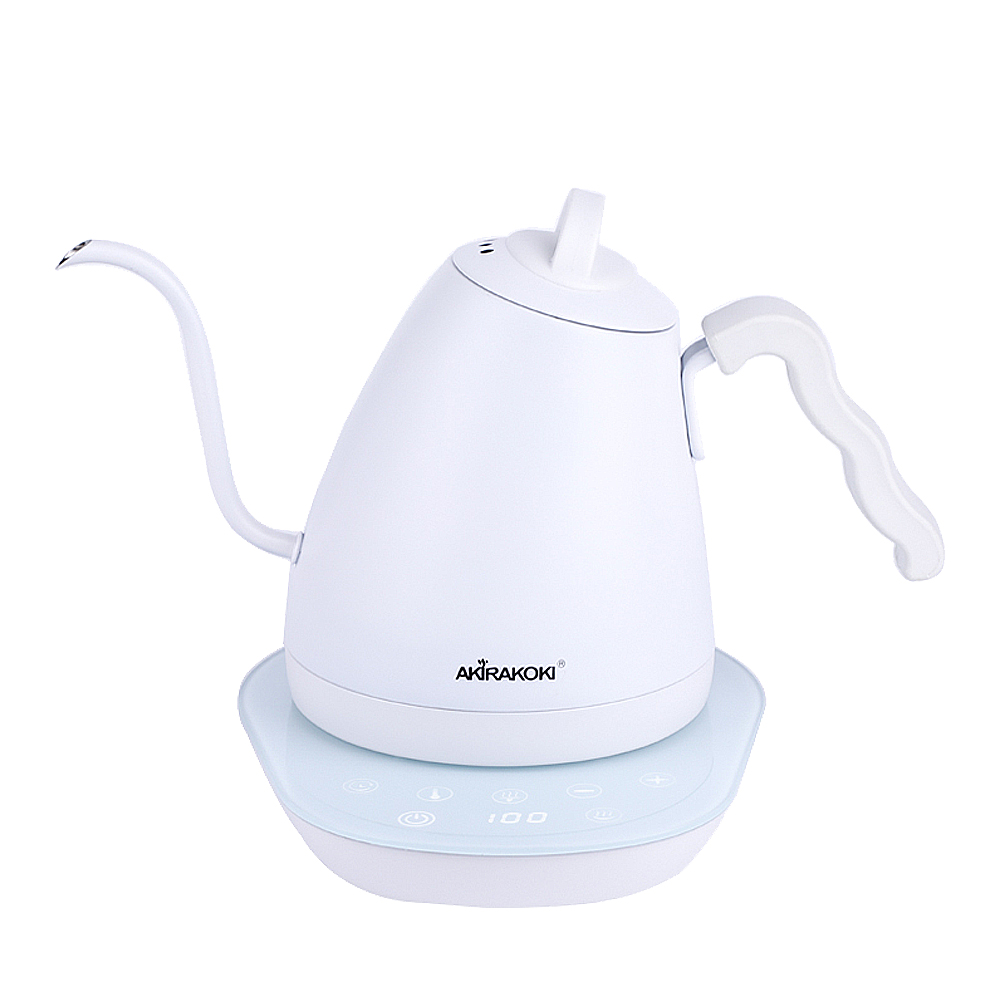 AKIRAKOKI 溫控電熱水壺 750ml TCK-60 白色 / 黑色